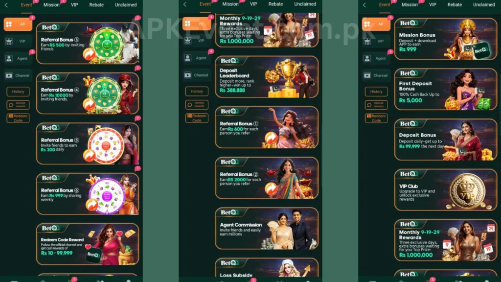 BetQQ Game App promotion center of game