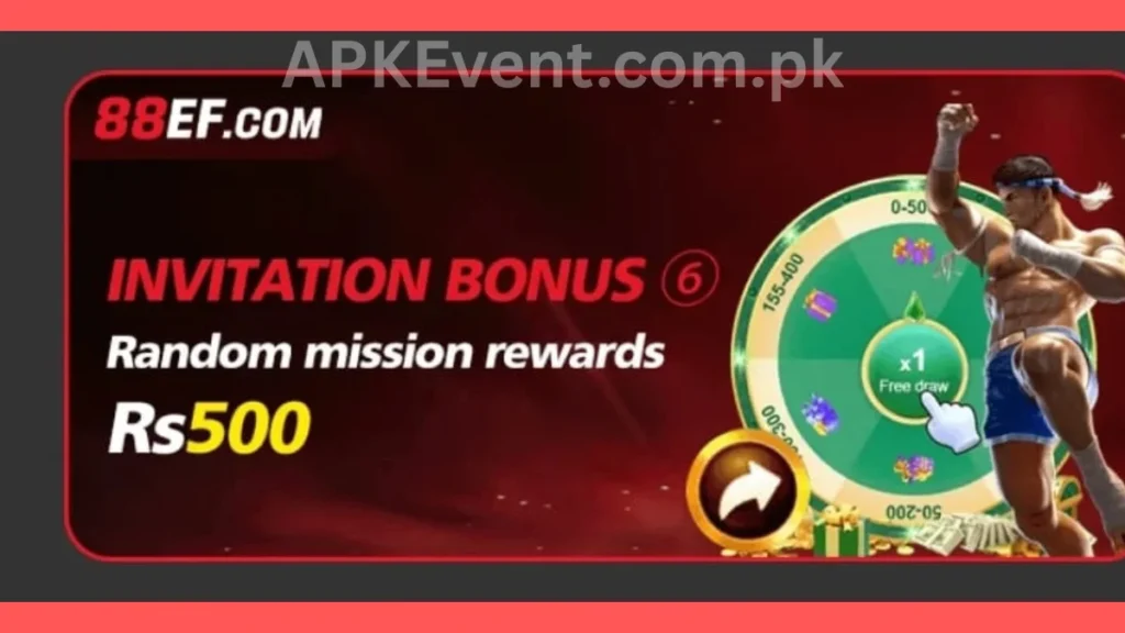 88EF Game APK invitational bonuses of game for new users