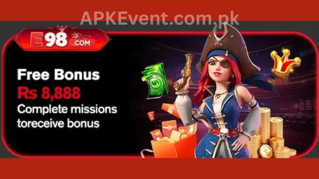 E98 Games App free mission rewards of game
