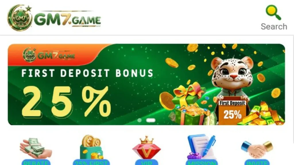 GM7 Game App first time deposit bonuses of game
