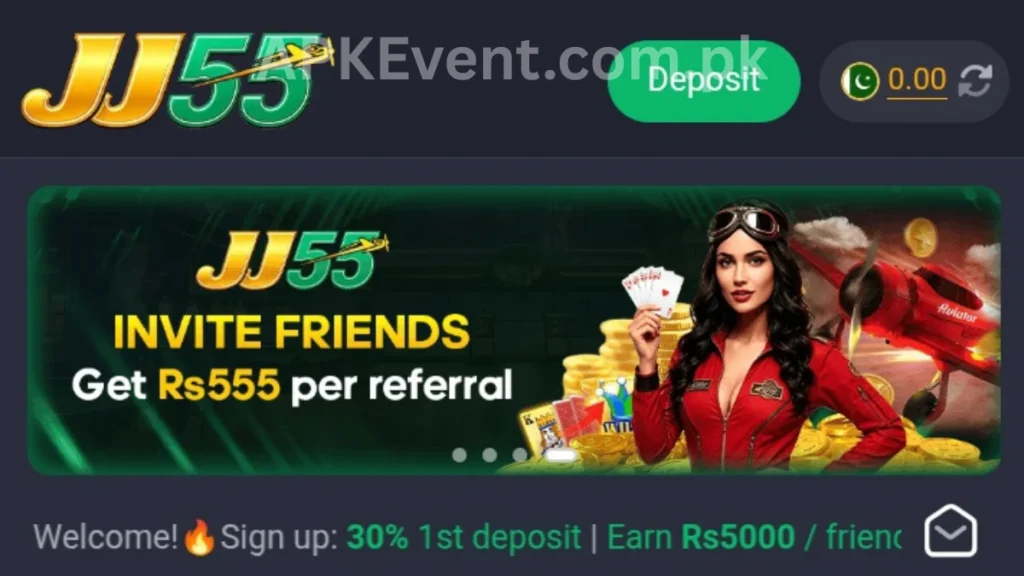 JJ55 Game App invitational bonuses of game for new users