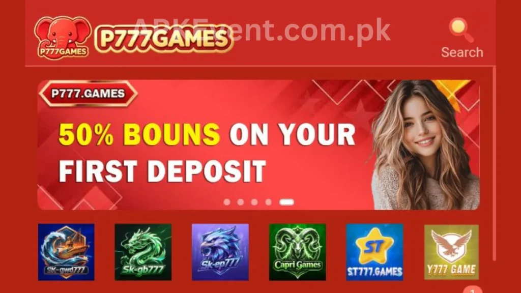 P777 Game APK first time deposit bonuses of game