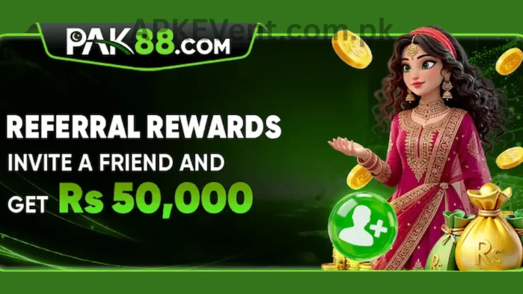 PAK88 Game APK referral rewards of game for new users