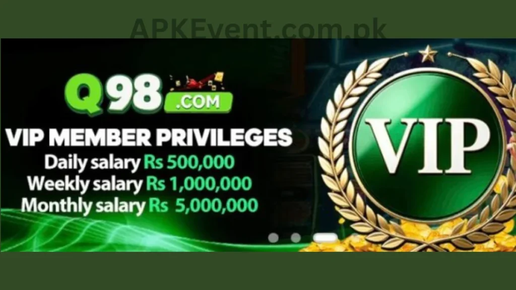 Q98 Game APK VIP member bonuses of game for new users