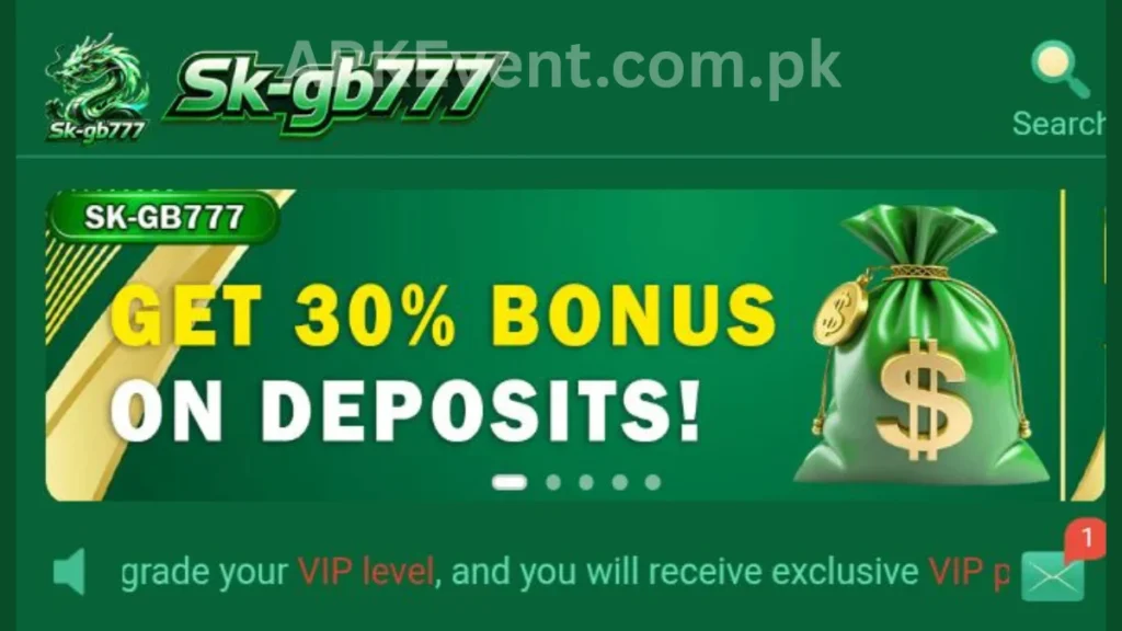 SKGB777 Game App first time deposit bonuses of game