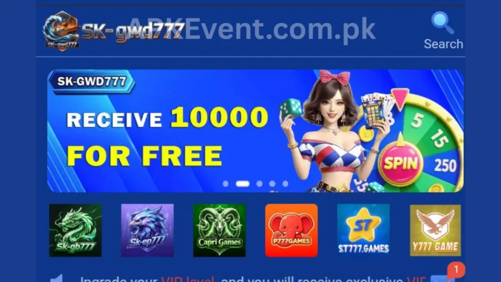 SKGWD777 Game App lucky spin wheel bonuses of game