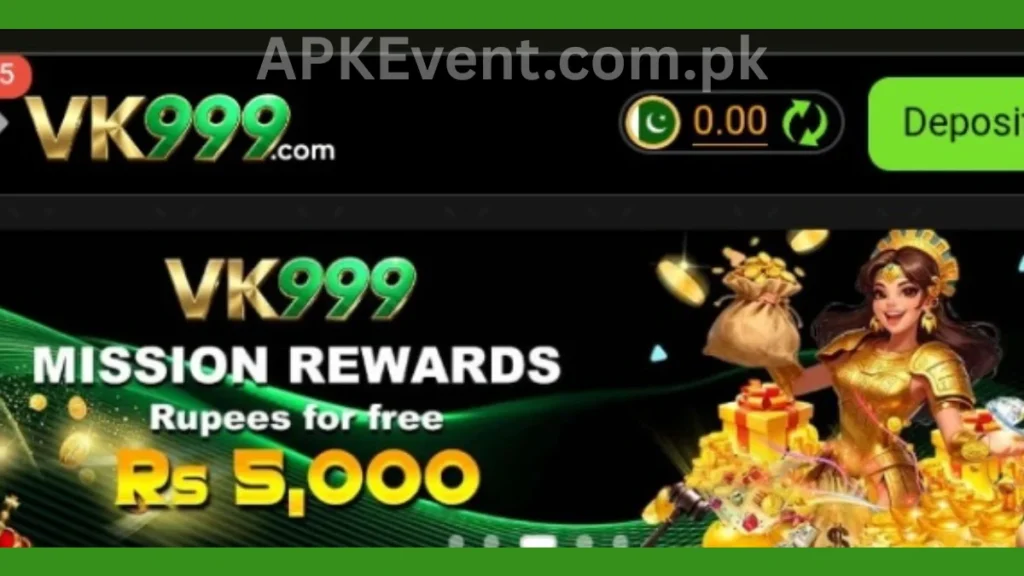 VK999 Games APK mission rewards of game for new users