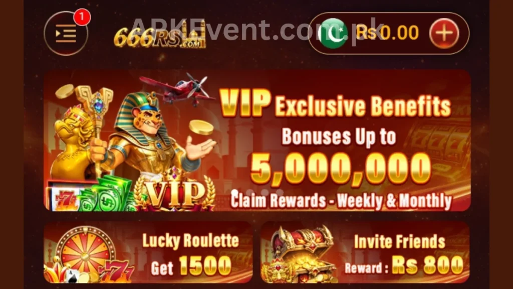 666RS Game APK VIP member bonuses of game